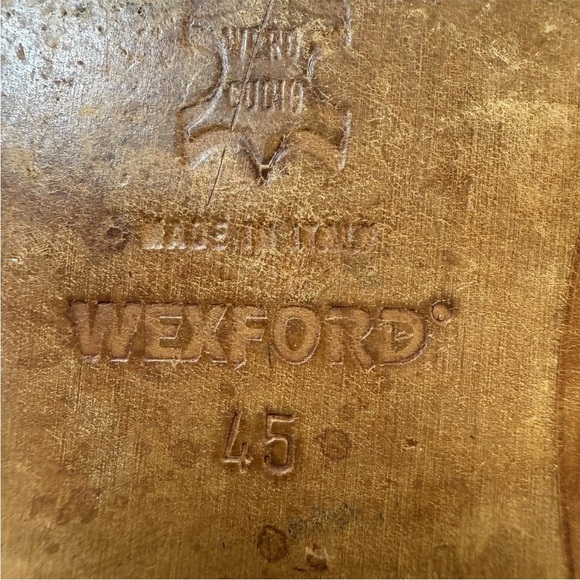 Wexford Leather Square Toe Loafers Steel Blue Men’s 45 EU 12 US Made In Italy - Picture 6 of 9